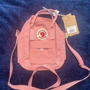 NWT Fjallraven Kanken Pink Crossbody